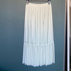 Mint Tulle Forever 21 Maxi Skirt